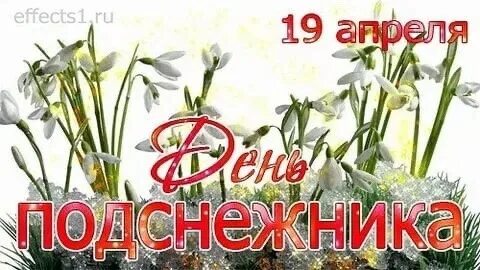 Надпись 19 апреля