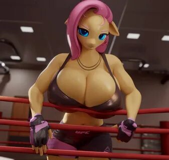 ...alternate hairstyle, badass, belly button, big breasts, blender, boxing ...