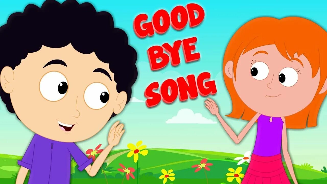 Simple song bye. Bye Song. Goodbye Song. Goodbye for children. Goodbye Song for Kids.