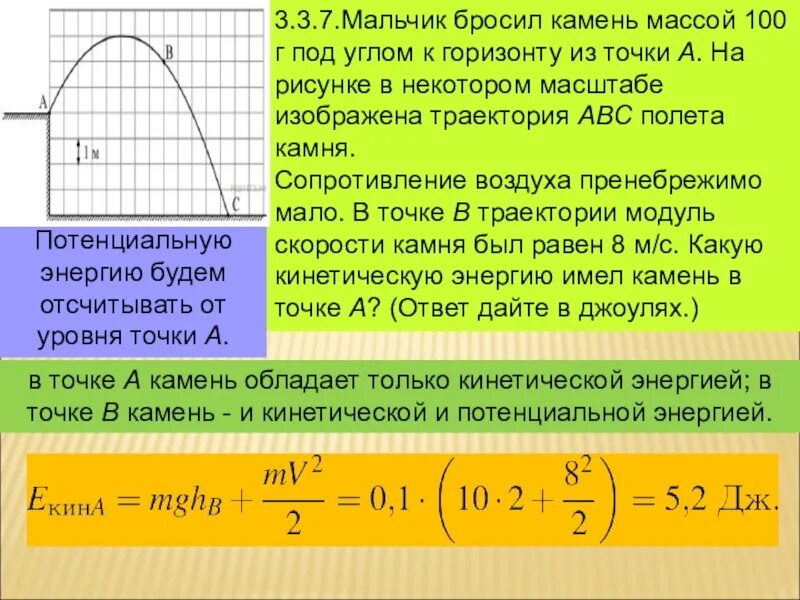 Камень массой 200 г бросили вверх. Камень бросили под ушдом к гоизрнту. Камень брошенный под углом к горизонту. Кинетическая энергия тела брошенного под углом к горизонту. Тело брошенное под углом к горизонту.