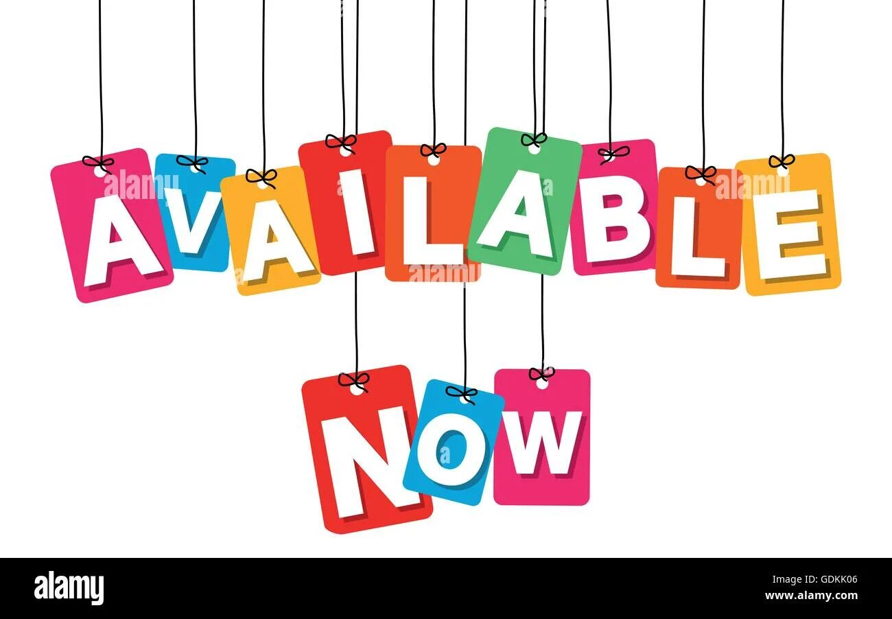 Available tags. Available sign.