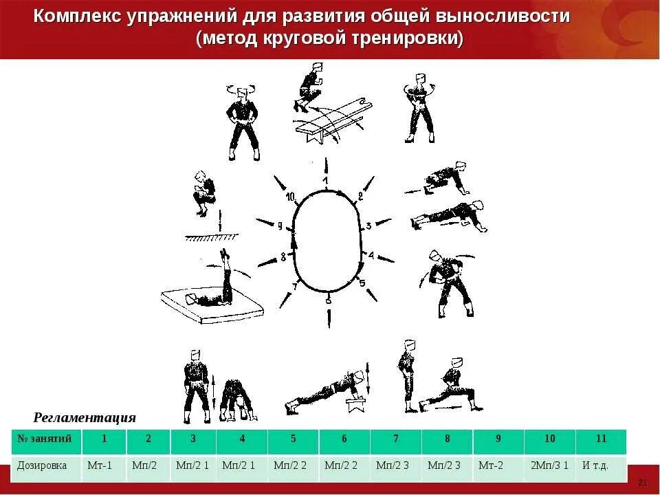 Кольцевой комплекс. Упражнения на выносливость. Схема круговой тренировки. Тренировка на развитие выносливости. Комплекс круговых упражнений.