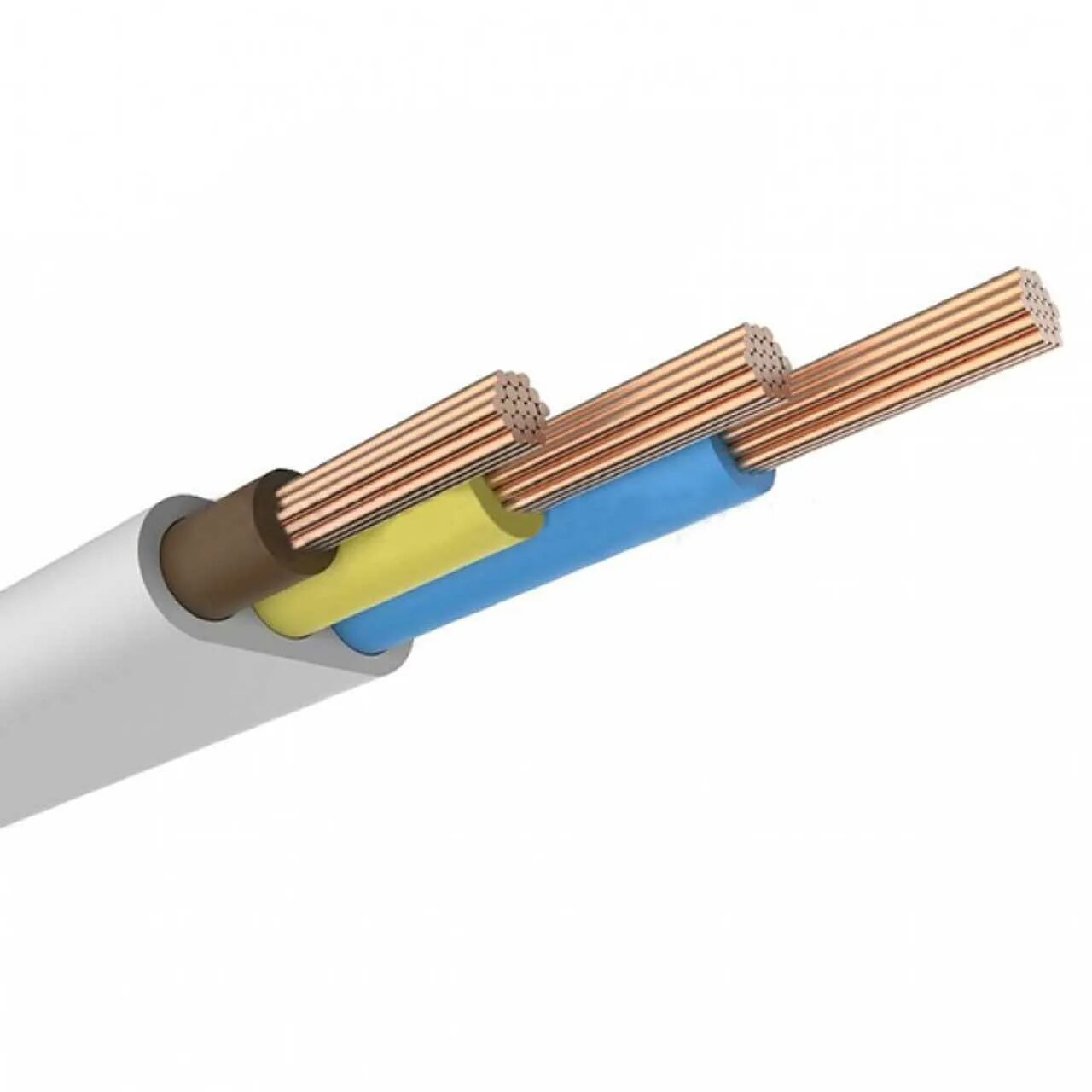 ввгнг лс 2х2. провод пугнп 3х2. кабель силовой ввг-пнг (а) 3х1. 3х1 5 мм2. "рэк- prysmian".