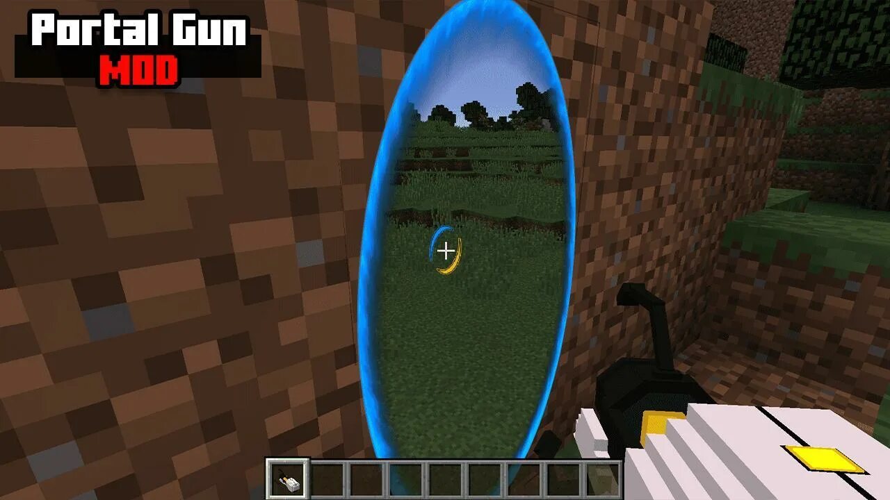 Мод портал без загрузки. Портальная пушка майнкрафт. portal gun mod 1.16.201. мод на портальную пушку. мод на партальная пуска майнкрафте.