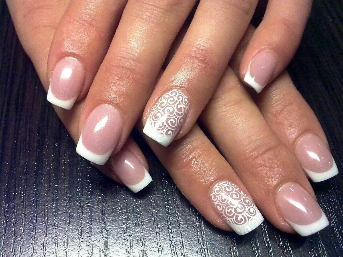 Pin by Lucero De luna on uñas french French tip nail designs, White tip nails, F