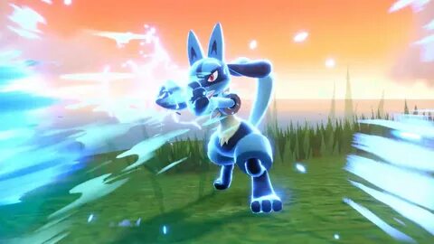 Player One News. imagen de lucario en pokémon escarlata y púrpura. 