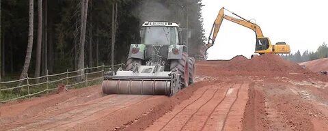 Стабилизация грунта известью