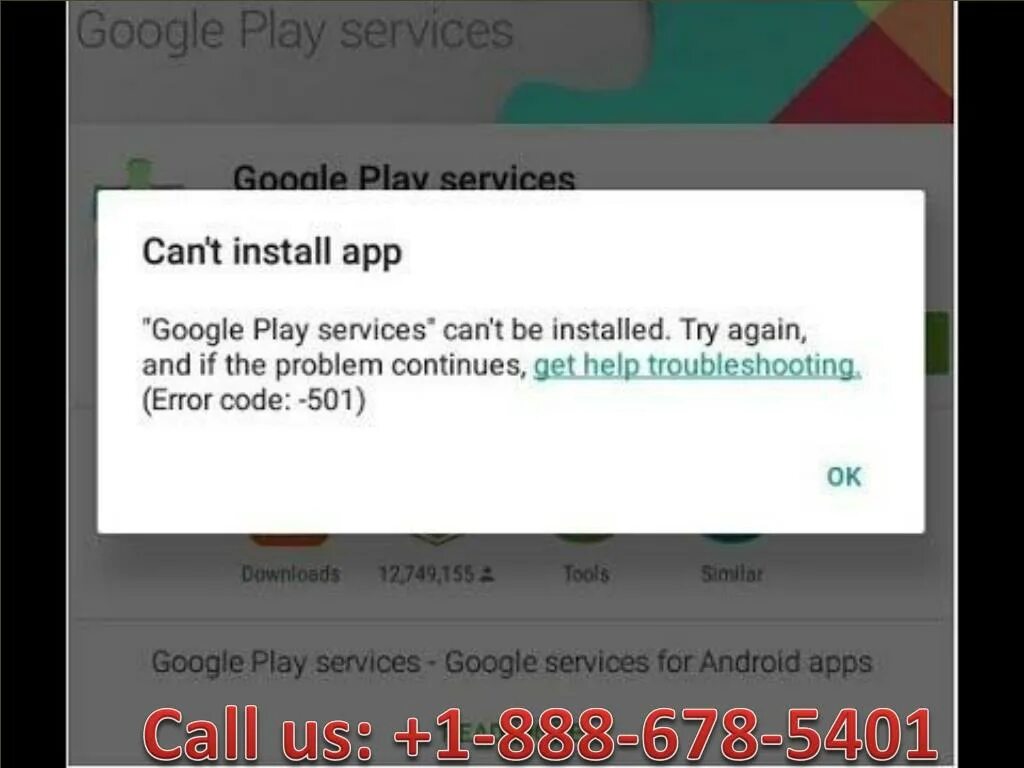 We cant install