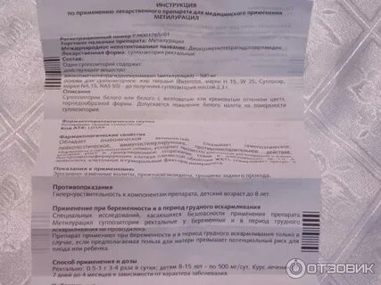 Метилурацил суппозитории в гинекологии отзывы