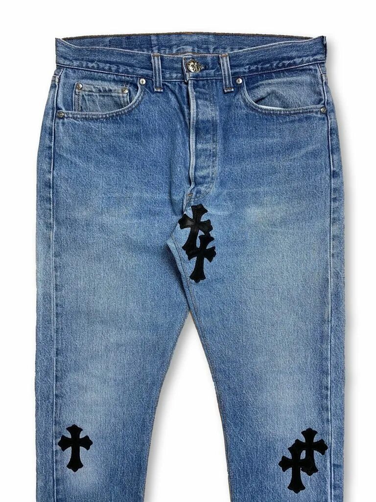 Jeans hearts. Chrome hearts джинсы. chrome hearts levis джинсы. chrome hearts джинсы мужские. джинсы с крестами.