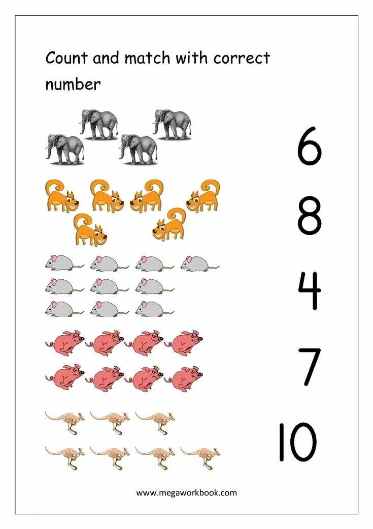 Count and Match 1-10. Number matching 1-10. Count Worksheets. Counting numbers для детей. Each a from 1 to 5