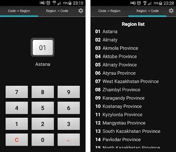 Region codes
