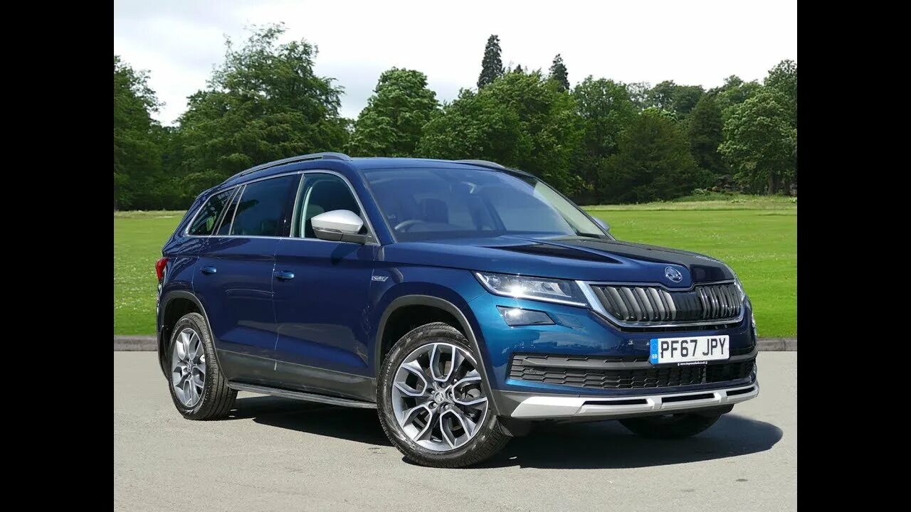 Масло кодиак 2.0 дизель. Skoda Kodiaq 2.0 TDI. Кодиак Скаут. Шкода Кодиак синяя. Skoda Kodiaq Scout.