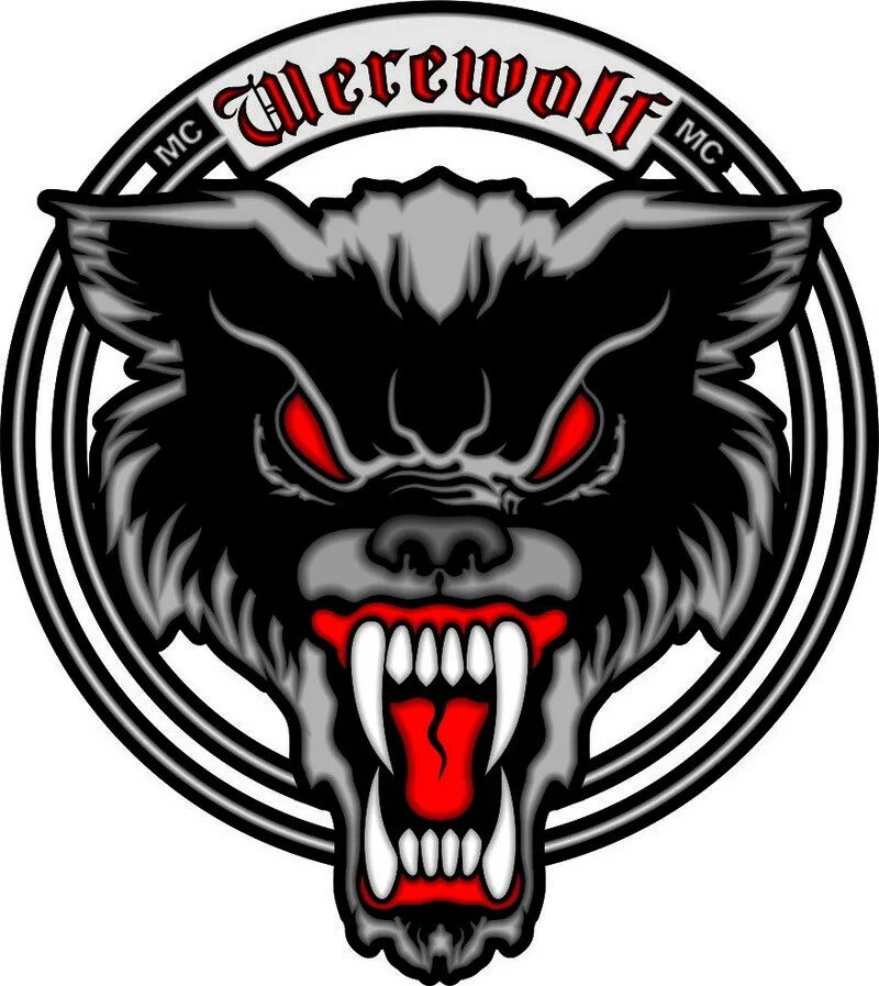 Clan id. Оборотень логотип. Werwolf логотип. Вервольф надпись.