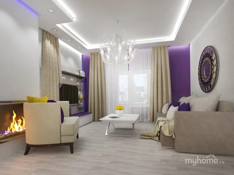 Интерьер в бежево сиреневом цвете 4 Great Design Ideas for Home, Bathroom and Kitchen Great Home Design Ideas Luxu