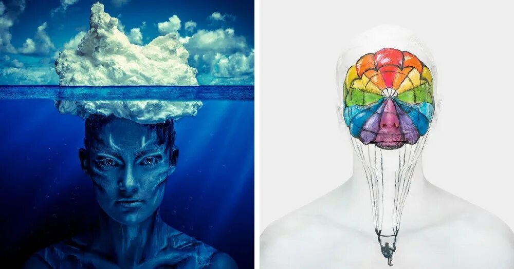 Представил в голове. Воображаемые люди в голове. Хаус в голове. Мозг человека и воображение. Весь мир в голове.