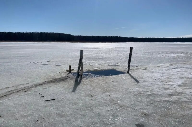 Запрет выхода на лед на рыбинском водохранилище