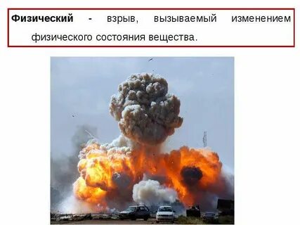 Названия взрывов