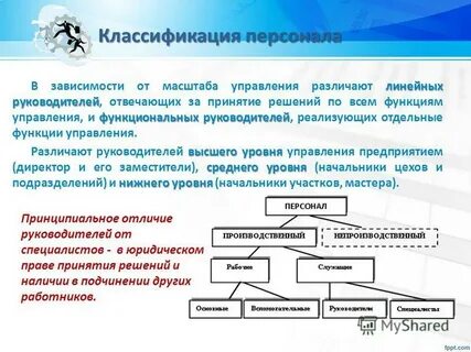 Работа линейного персонала
