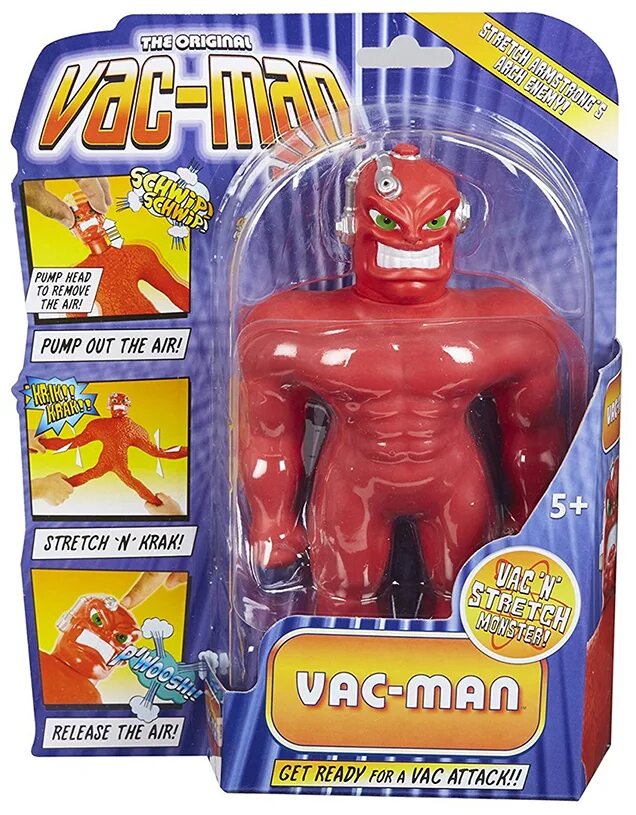 Игрушки стрейч. Фигурка stretch Mini VAC-man 06720. Стрейч Армстронг и ВАК мен. Игрушка стретч ВАК-Мэн красный. Игрушка тянучка ВАК мен.