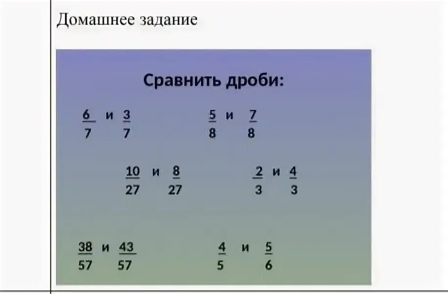 Сравни 4 15 4 25. Сравнение дробей. Сравнить дроби. Сравнить три дроби. Сравнить -3 и 1.