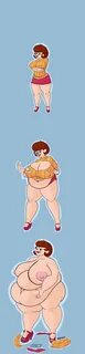 A commission I got for some Velma Dinkley weight gain action! 