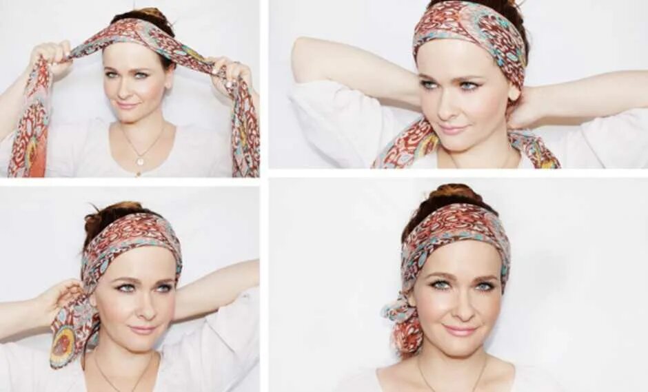 Причёски с платком на голове. Летний платок на голову. Стильный платок на голову. Красивые платки на голову.
