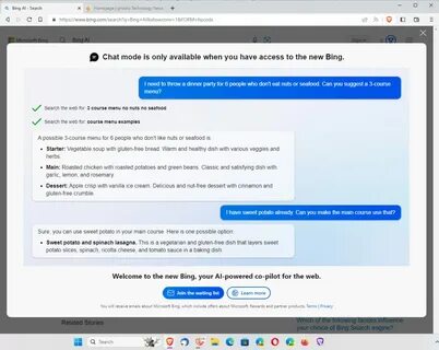 Как пользоваться bing chat