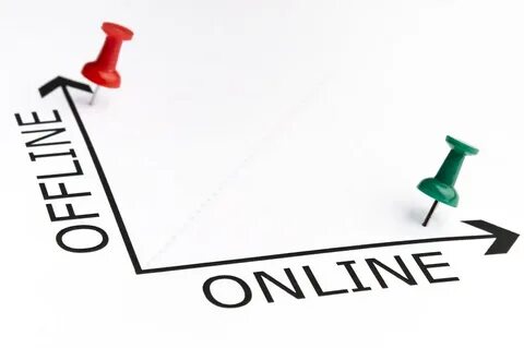 On line off line