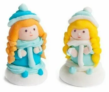 Пластилиновая снегурочка
