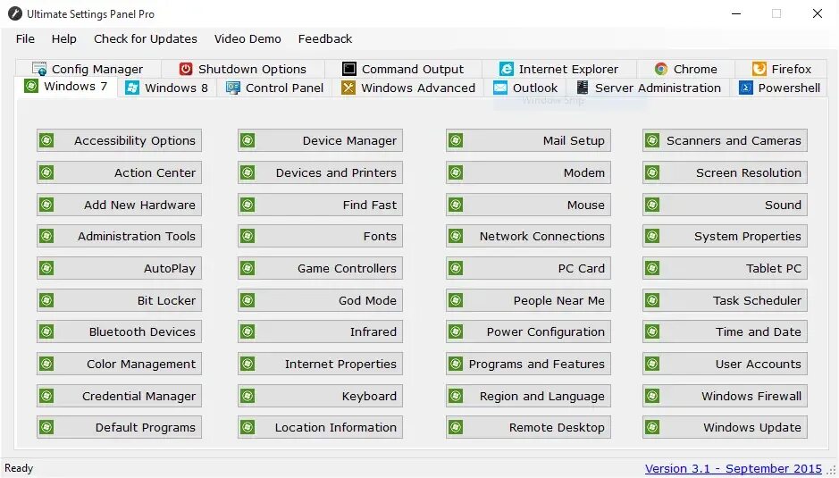 Ultimate settings ultimate settings
