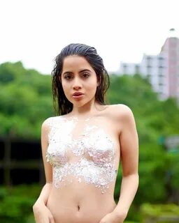Urfi Javed was observed in Chandi Warq and goes nude and flaunts her sassy-...