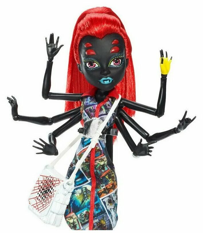 кукла паук монстр хай. монстер хай вайдона спайдер. вайдона монстер хай. вебарелла монстер хай. кукла паучиха.