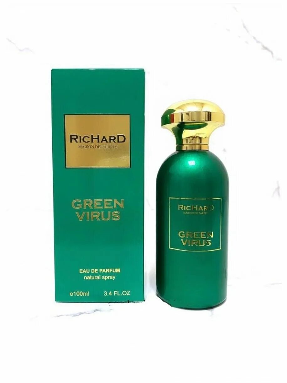 Richard virus. Christian Richard Green virus, 100 мл. Richard Green virus 100 ml. Green virus Richard духи.