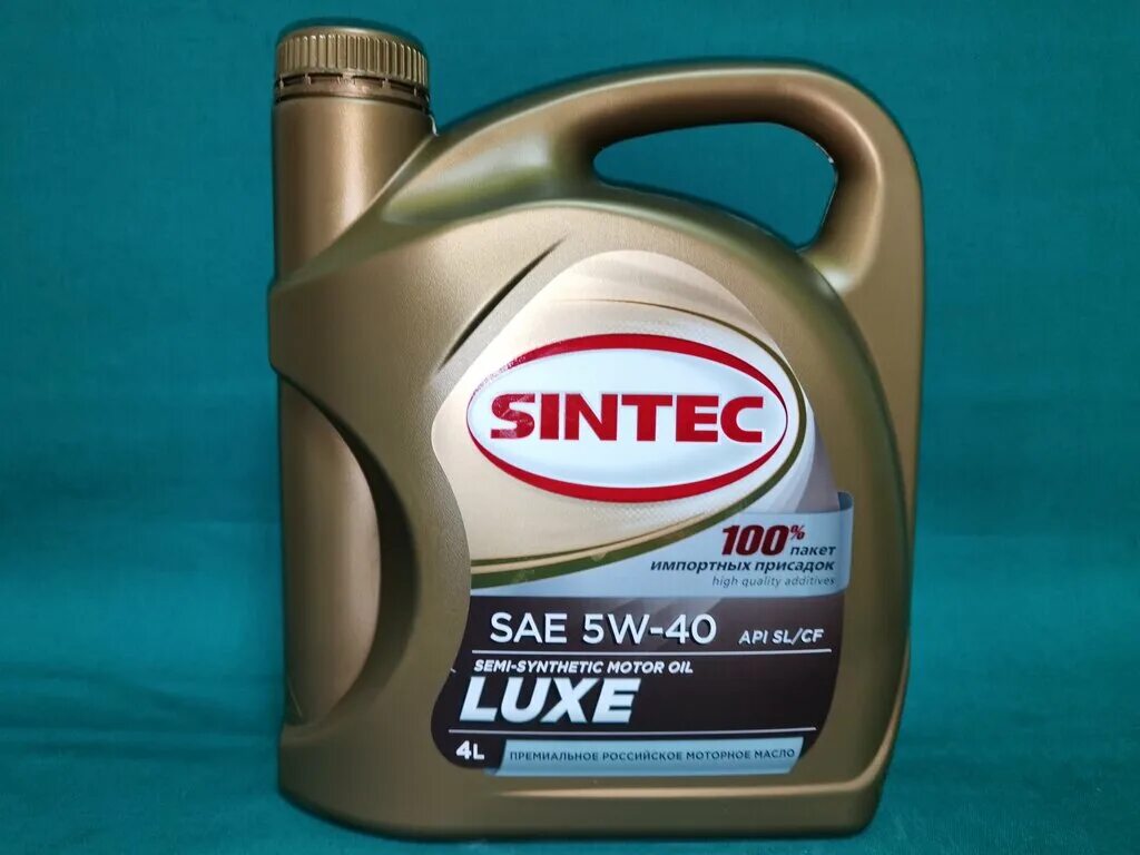 Масло 10w 40 api sl cf. Синтек 5w40. Синтек 10w 40 Luxe. Luxe 5-40 Sintec. Sintec Luxe -40.