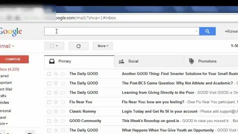 E mail inbox