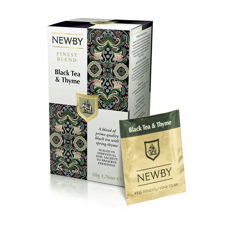 Newby чай купить. Чай Newby Black Tea. Чай черный Newby Black Tea & Thyme в пакетиках. Чай в пакетиках с чабрецом Newby. Newby черный с чабрецом.