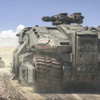 Боевая машина с оружием