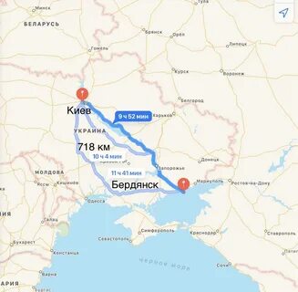 Бердянск запорожская область на карте