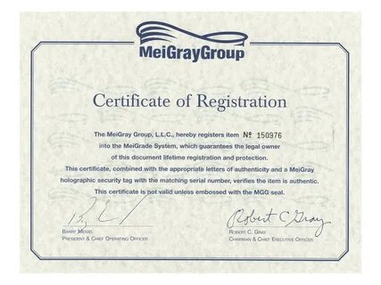 Security certificate