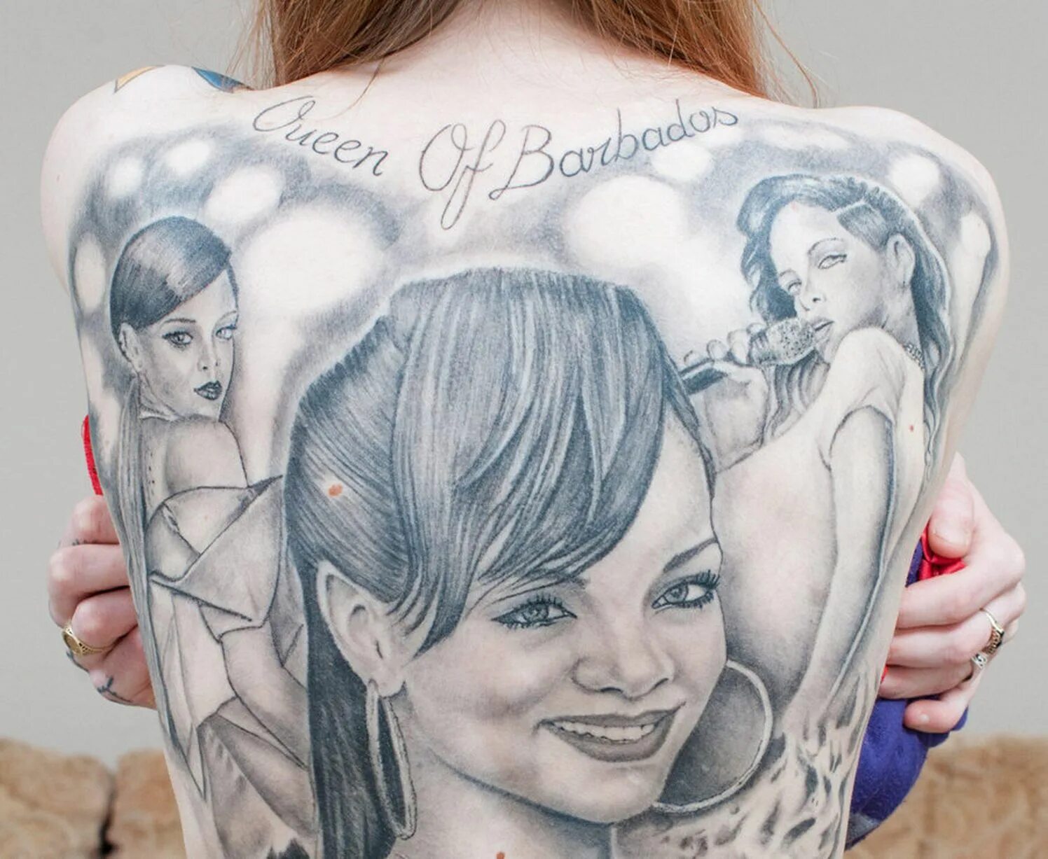 Бон Джови и Рианна. Сколько платят тату мастерам. Anti Rihanna Fan Arts Tattoo. By.Tattoo_Sara.