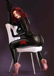 Black widow sexy fan art