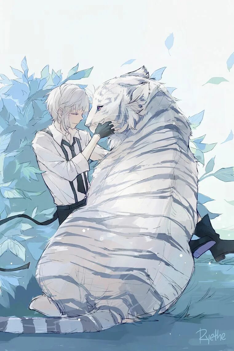 Тигр и собака мужчина. Ацуши Накаджима тигр. Великий из бродячих псов тигр. Бродячие псы Ацуши тигр. Белый тигр Ацуши.