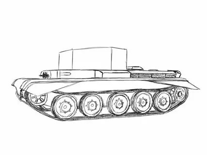 Как нарисовать новогодний танк