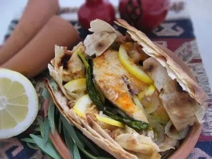 Рыба запеченная в лаваше с сыром