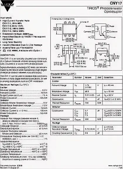 Cny17 2 схема включения CNY17-3_4147512.PDF Datasheet Download --- IC-ON-LINE