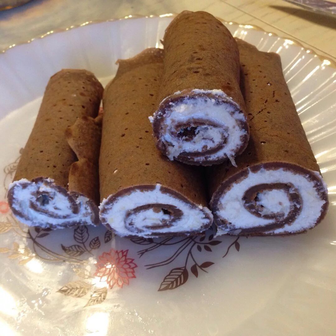 Шоколадные рулетики
