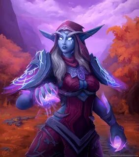 ArtStation - Thalyssra Hero Portrait, Noah Warner World Of Warcraft Game, W...