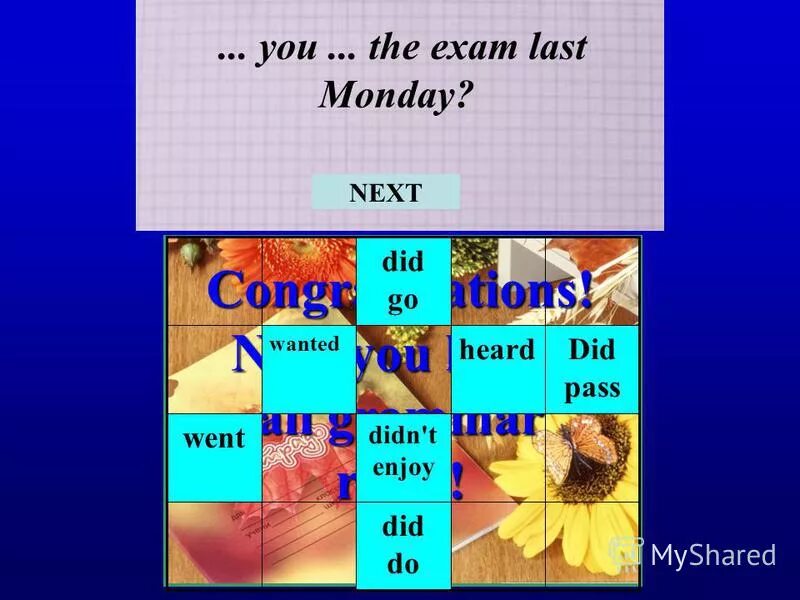 Did you pass the exam. Keep calm and pass the exam.