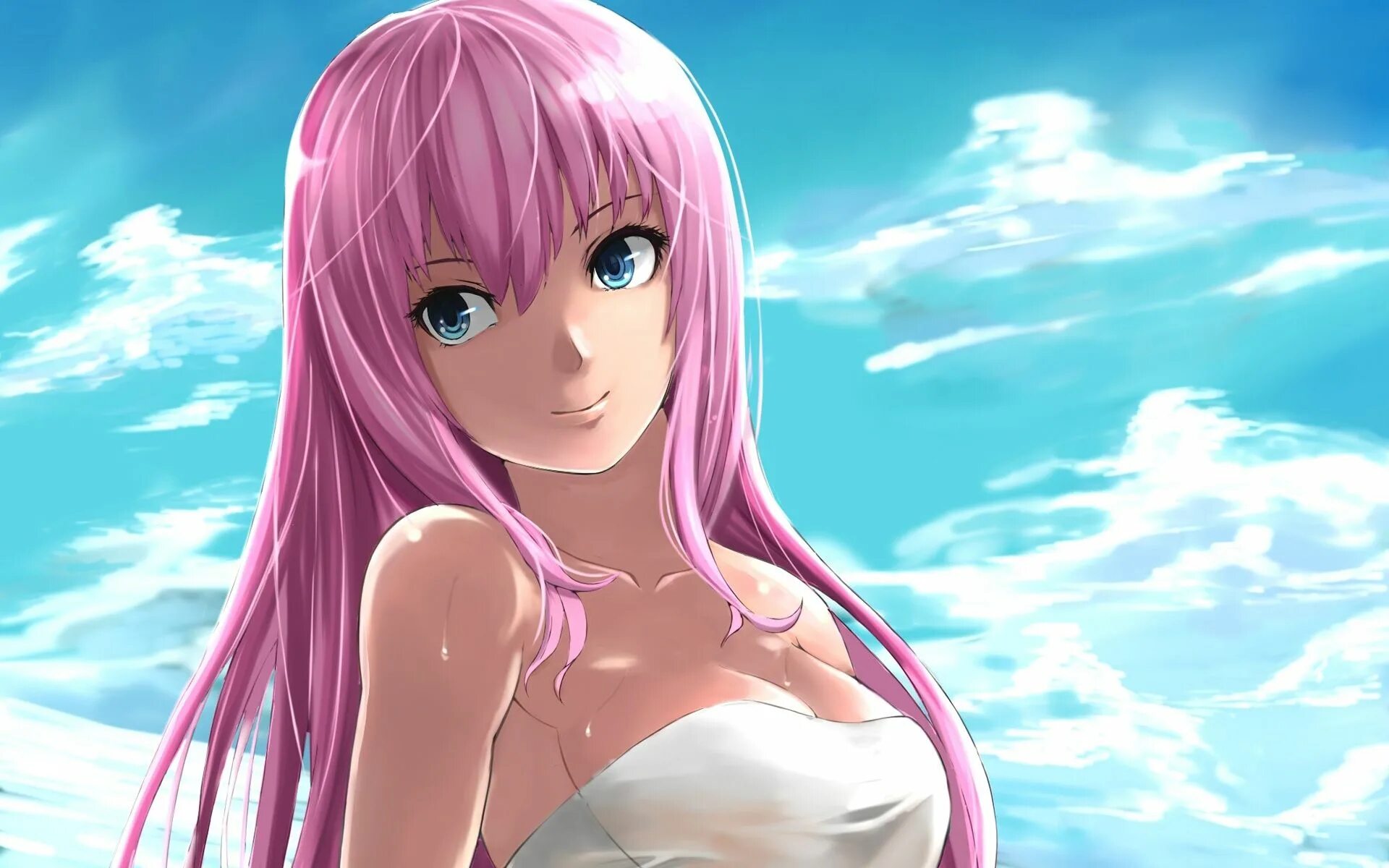 Animated girl. Animated girl